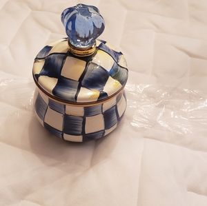Mackenzie Child  Royal Blue Sugarbowl